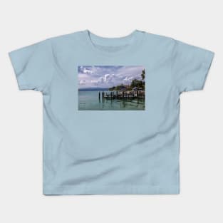 Summers day at Sirmione on Lake Garda Kids T-Shirt